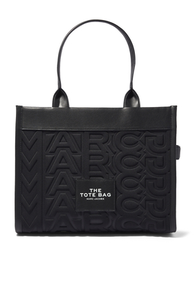 The Logo Embossed Large Tote Bag